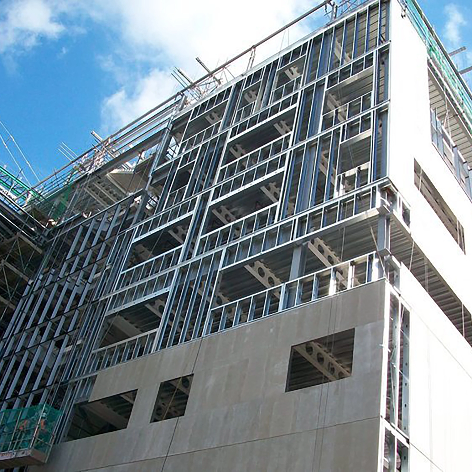 Imagen de una estructura de Steel Frame